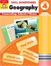 Book Cover: Evan Moor Skill Sharpeners Geography, Grade 4