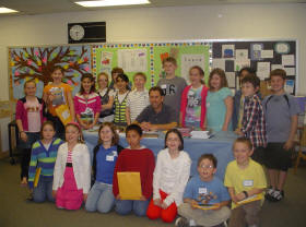 Mike Graf with students Kansas City, MO